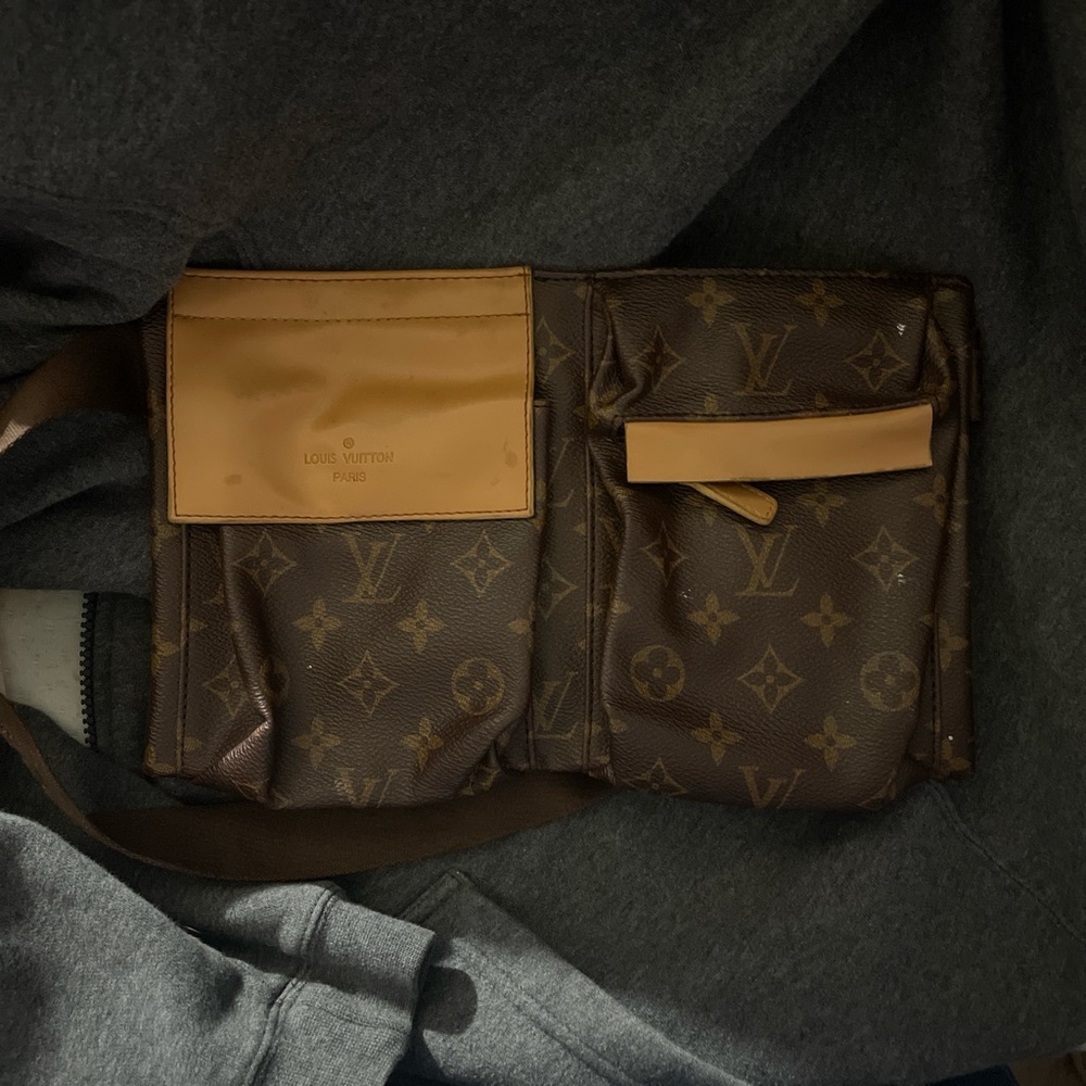 Louis Vuitton Tan and Brown Monogram Belt Bag